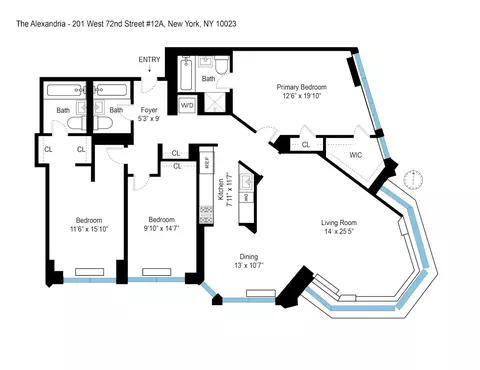 201 W 72nd St #12A, New York, NY 10023