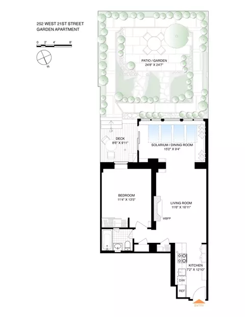 252 W 21st St #GARDEN, New York, NY 10011