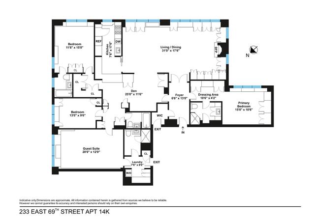 233 E 69th St #14K, New York, NY 10021