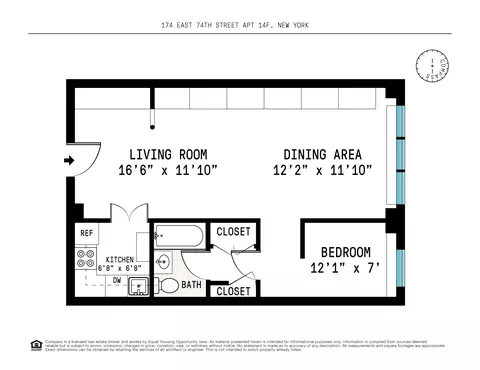 174 E 74th St #14F, New York, NY 10021