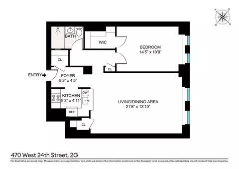 470 W 24th St #2-G, New York, NY 10011