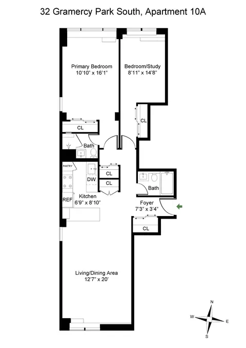 32 Gramercy Park S #10A, New York City, NY 10003