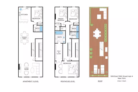 506 E 119th St #4, New York, NY 10035