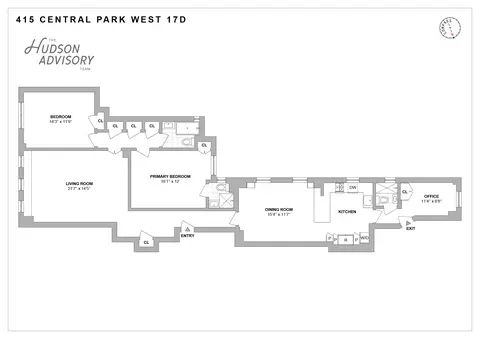 415 Central Park W #17D, New York, NY 10025