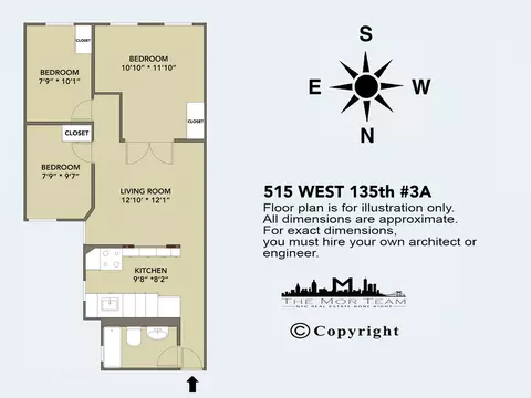 515 W 135th St #3A, New York, NY 10031