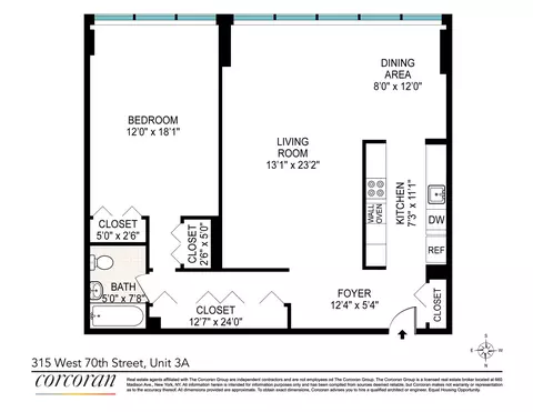 315 W 70th St #3A, New York, NY 10023