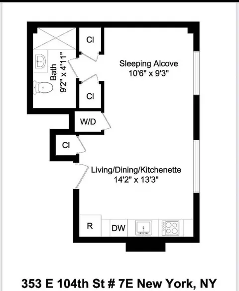 353 E 104th St #7E, New York, NY 10029