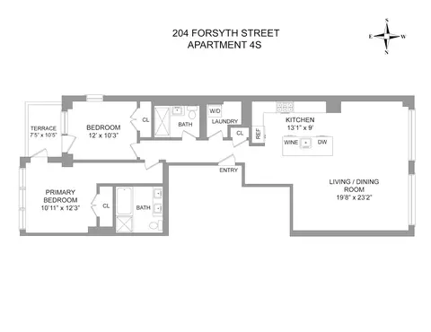 204 Forsyth St #4S, New York, NY 10002