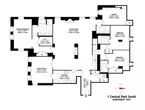 1 Central Park S #1901, New York, NY 10019