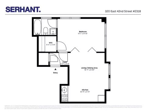 320 E 42nd St #2318, New York, NY 10017
