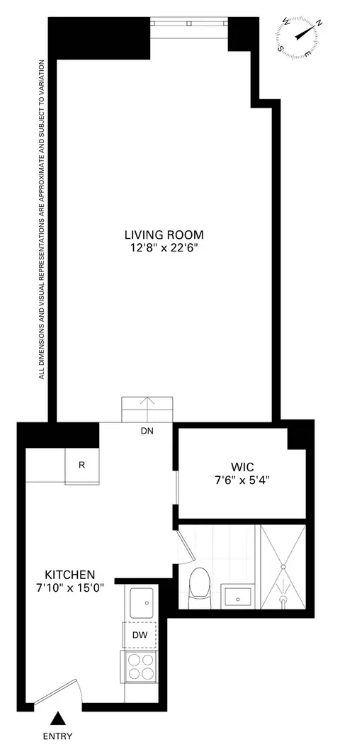23 Waverly Pl #2Y, New York, NY 10003