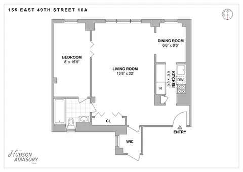 155 E 49th St #10A, New York, NY 10017