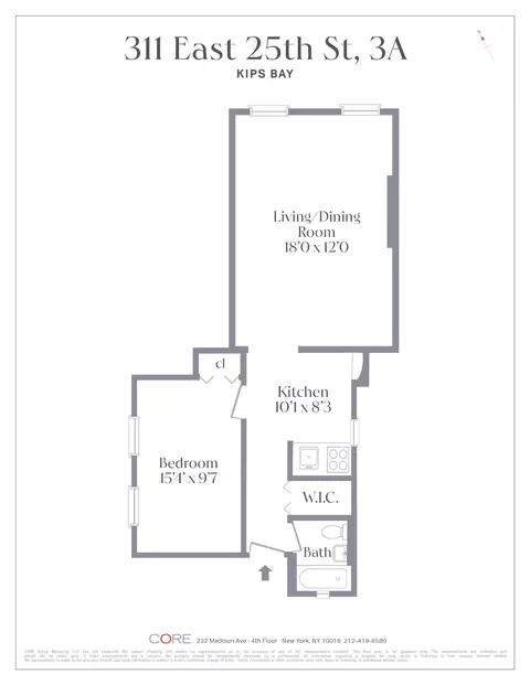 311 E 25th St #3A, New York, NY 10010