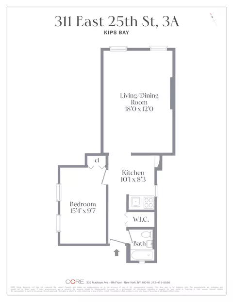 311 E 25th St #3A, New York, NY 10010
