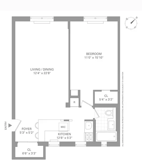 30 Monroe Pl #1F, Brooklyn, NY 11201