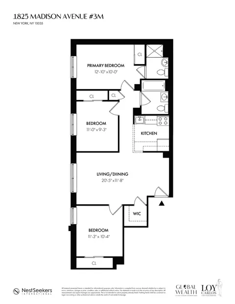 1825 Madison Ave #3-M, New York, NY 10035
