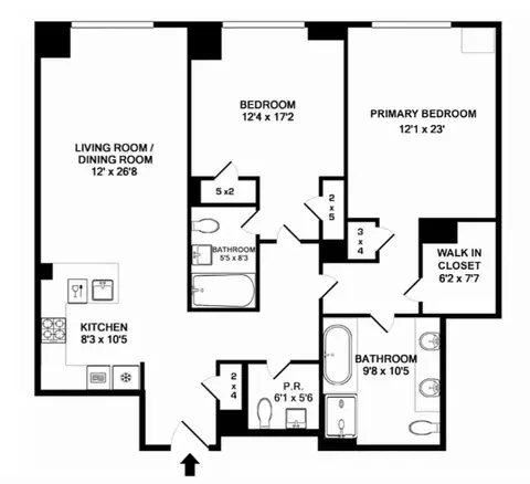 50 Riverside Blvd #6-DE, New York, NY 10069