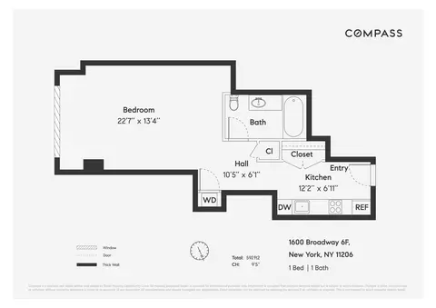 1600 Broadway #6F, New York, NY 10019