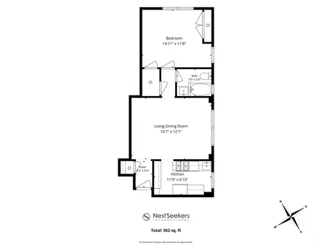 345 W 55th St #7-C, New York, NY 10019