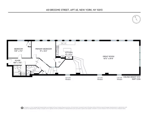 451 Broome St #6E, New York, NY 10013