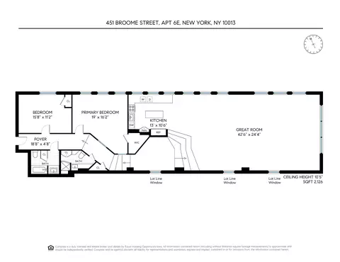 451 Broome St #6E, New York, NY 10013