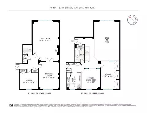 33 W 67th St #FE, New York, NY 10023