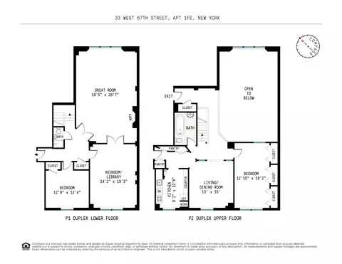 33 W 67th St #FE, New York, NY 10023