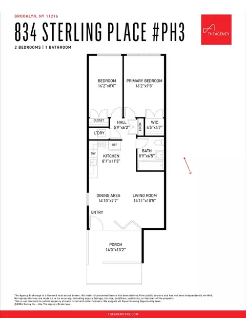 834 Sterling Pl #PH3, Brooklyn, NY 11216