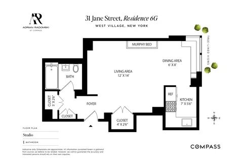 31 Jane St #6G, New York, NY 10014