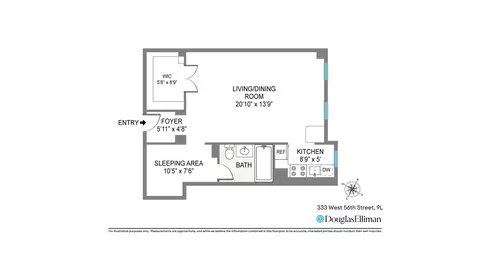 333 W 56th St #9L, New York, NY 10019