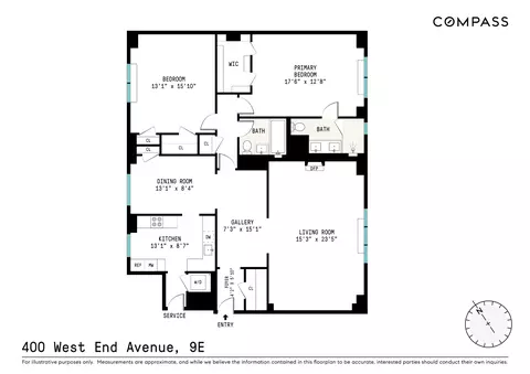 400 W End Ave #9E, New York, NY 10024