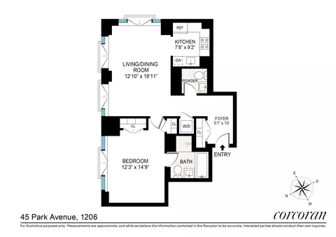 45 Park Ave #1206, New York, NY 10016