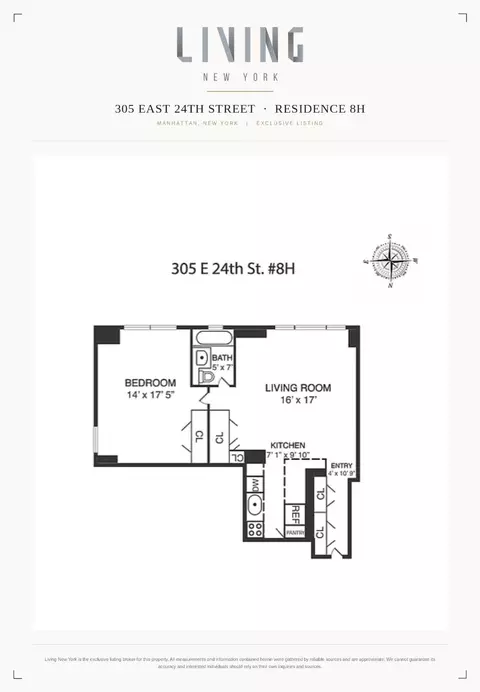 305 E 24th St #8H, New York, NY 10010