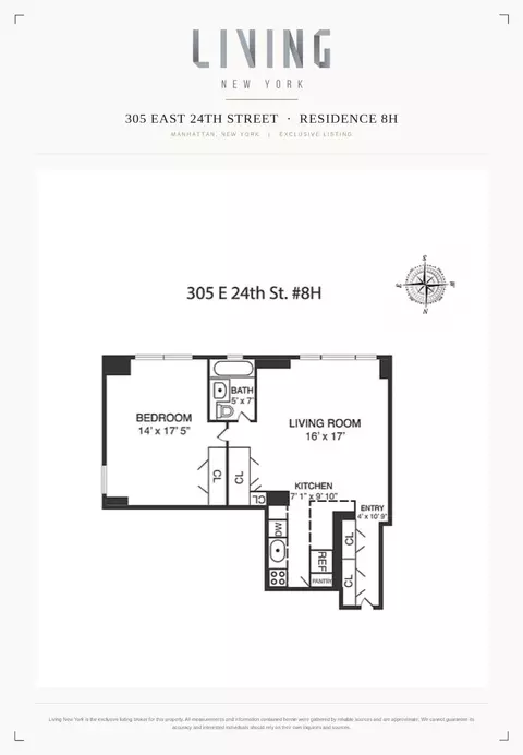 305 E 24th St #8H, New York, NY 10010