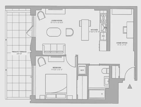 500 W 45th St #201, New York, NY 10036