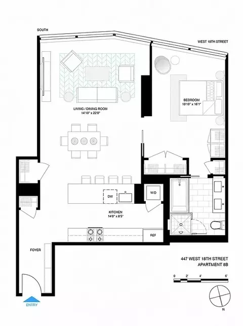 447 W 18th St #8B, New York, NY 10011