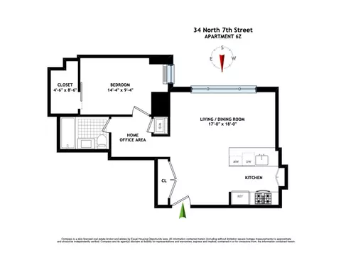 34 N 7th St #6Z, Brooklyn, NY 11249