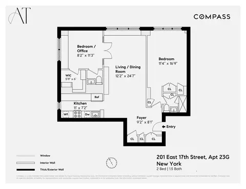 201 E 17th St #23G, New York, NY 10003