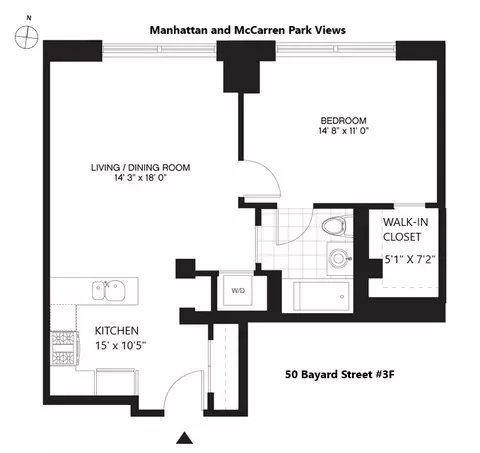 50 Bayard St #3F, Brooklyn, NY 11211