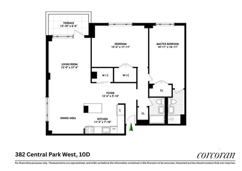382 Central Park W #10D, New York, NY 10025