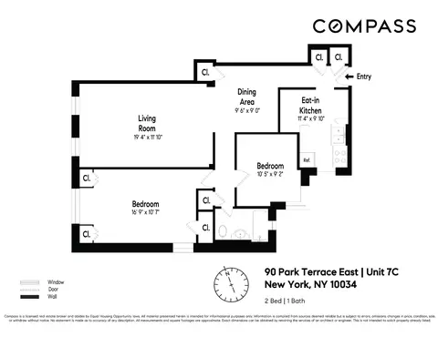 90 Park Ter E #7C, New York, NY 10034