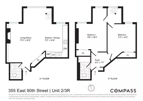 335 E 90th St #2/3R, New York, NY 10128
