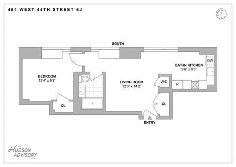 464 W 44th St #6J, New York, NY 10036