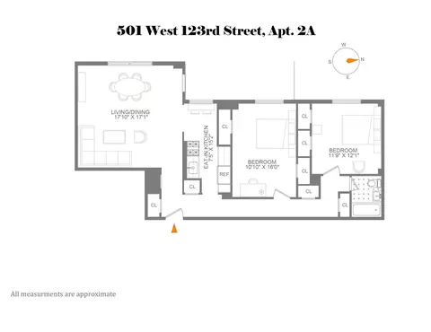 501 W 123rd St #2A, New York, NY 10027