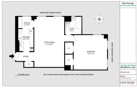 136 Waverly Pl #14E, New York, NY 10014