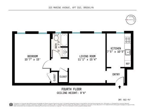 325 Marine Ave #D1O, Brooklyn, NY 11209