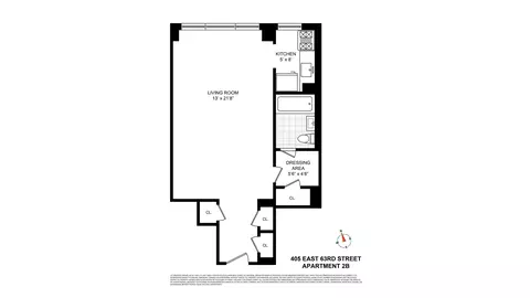 405 E 63rd St #2B, New York, NY 10065