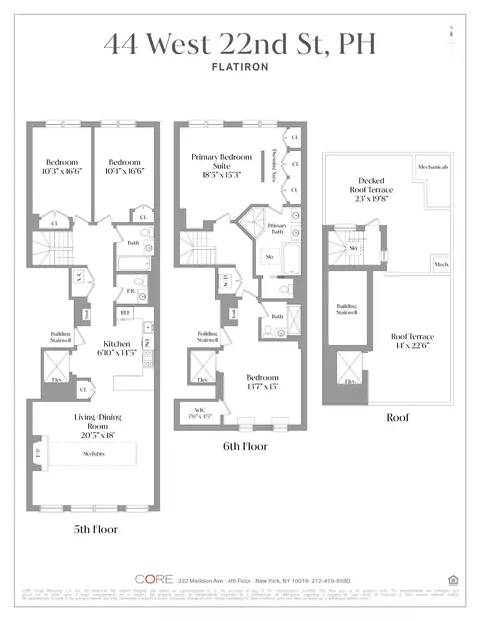 44 W 22nd St #PH, New York, NY 10010