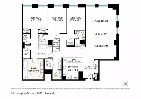 88 Lexington Ave #1206, New York, NY 10016