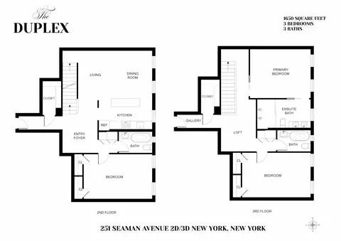 251 Seaman Ave #2D/3D, New York, NY 10034